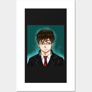 Okumura Yukio with Flames Posters and Art